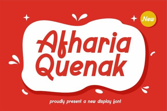 Aftharia Quenak: A Bold Display Font for Modern Campaign Design