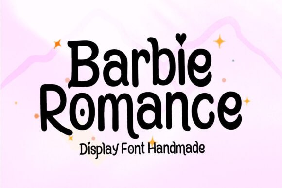 Barbie Romance: A Display Font That Elevates Small Business Branding