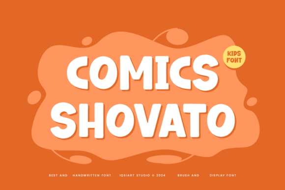 Comics Shovato: A Playful Display Font for Editorial Joy