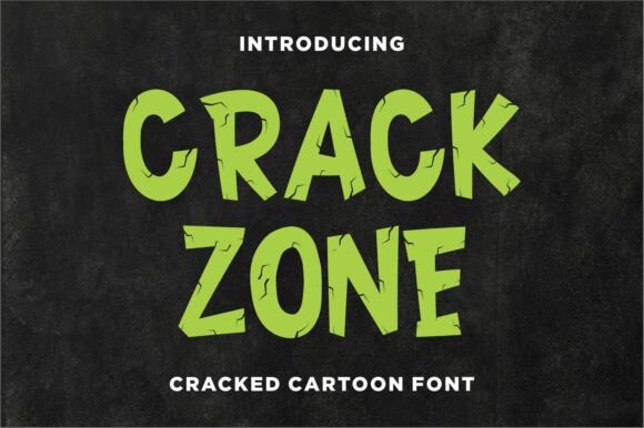 Crack Zone: A Bold Display Font That Adds Personality to Brand Materials