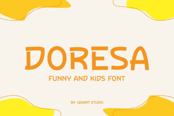 Doresa: A Playful Display Font for Digital Branding and Web Design