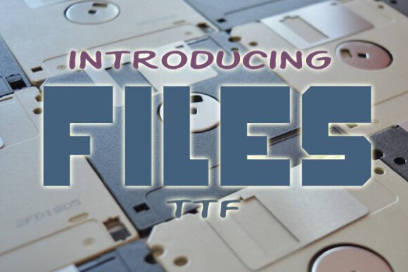 Files: A Techno Display Font for Modern Editorial Design
