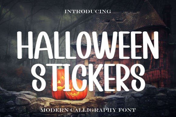 Halloween Stickers: A Display Font Review for Campaign Designers
