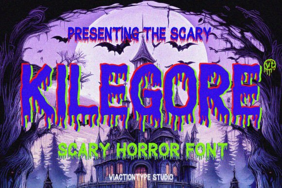Kilegore: A Bold Display Font for High-Impact Horror-Themed Marketing