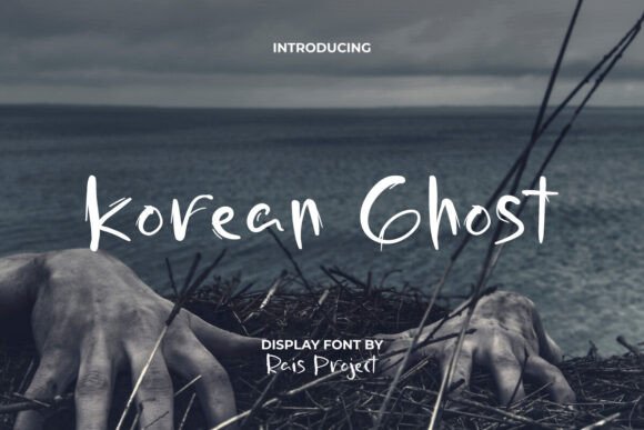 Korean Ghost Font: A Spooky Display Typeface for Editorial Design