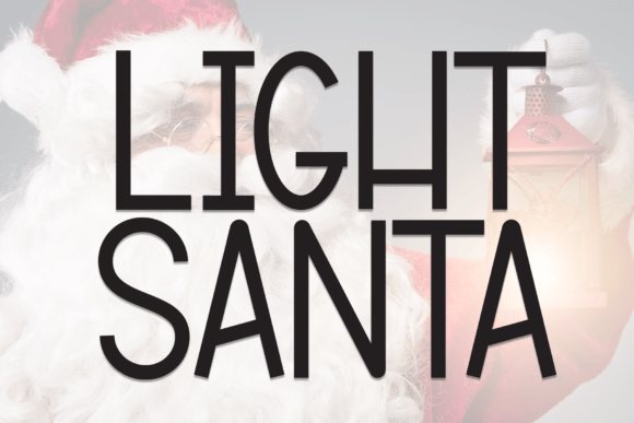 Light Santa: The Display Font That Brings Campaigns to Life