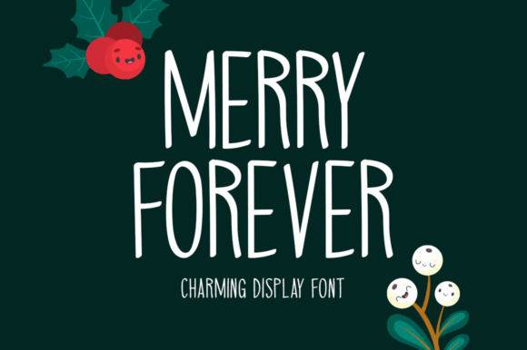 Merry Forever: A Charming Display Font for Modern Branding Projects