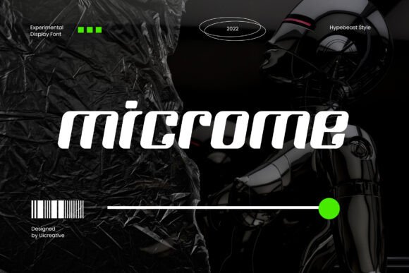 Microme: A Futuristic Display Font for Bold Branding Projects