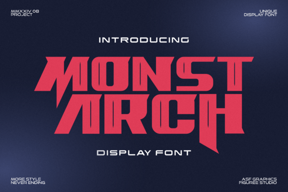 Monstarch: A Bold Display Font for Editorial Impact