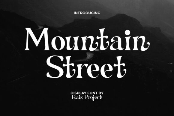 Mountain Street Font: Elevating Web Design with Stylish Serif Elegance
