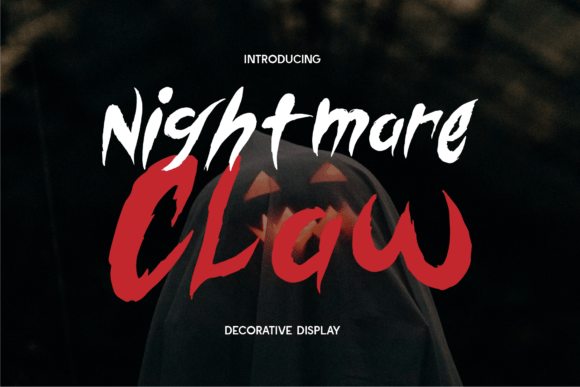 Nightmare Claw: A Hauntingly Perfect Display Font for Makers