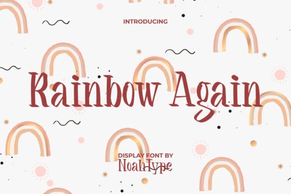 Rainbow Again: A Display Font That Elevates Small Business Branding