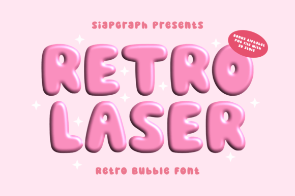 Retro Laser: A Bold Display Font That Elevates Small Business Branding