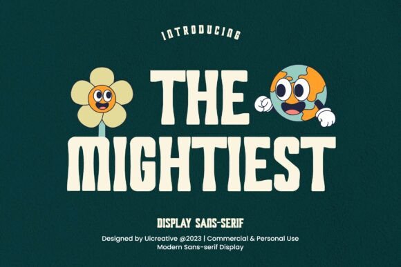 The Mightiest: A Bold Display Font That Strengthens Your Brand