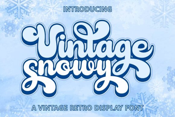 Vintage Snowy: How a Retro-Inspired Font Brought Winter Charm to a Holiday Campaign