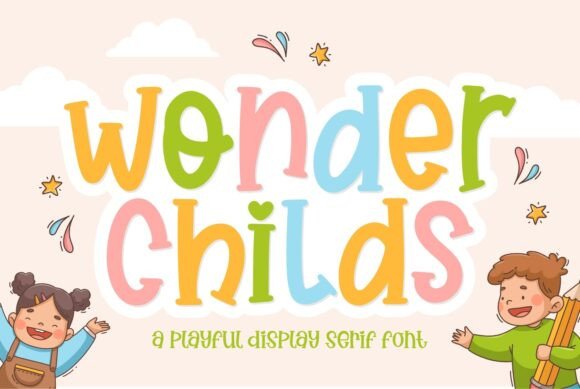 Wonder Childs: A Playful Serif Font for Small Business Branding