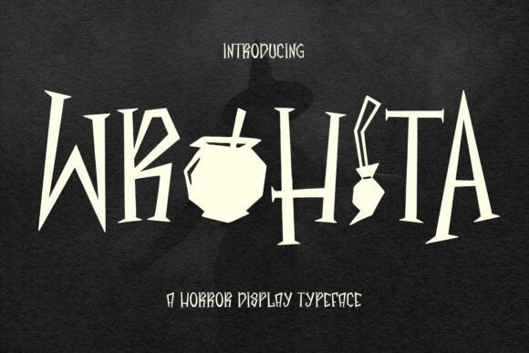 Wrohita: A Spooky Display Font for Bold Editorial Design