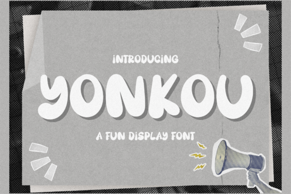 Yonkou: A Playful Display Font That Brings Handmade Designs to Life